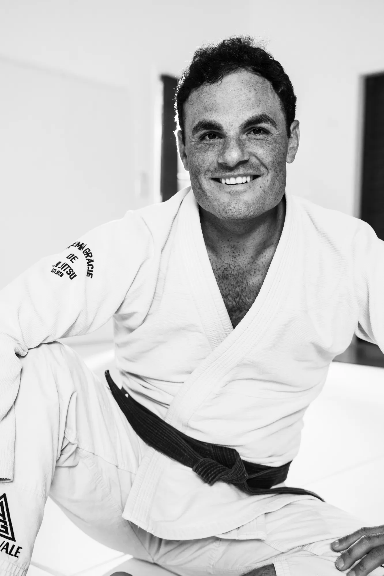 Ralek Gracie in a white gi